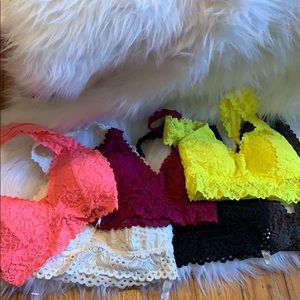 bralettes (color assortment) size small